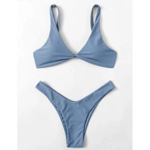 Twist Front High Cut Bikini